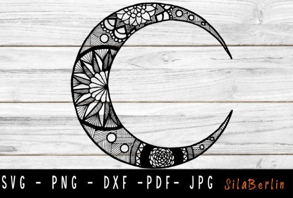 Download Floral Moon Print - Moon print Collection