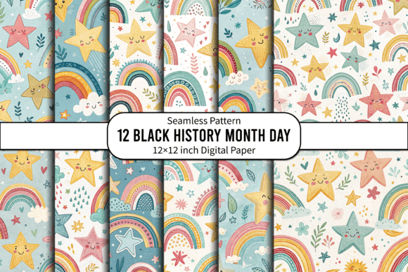 Download Black History Month Seamless Patterns - Black history month Collection