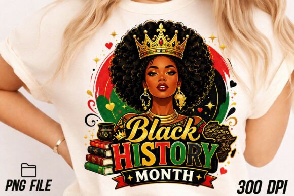Download Black History Month Woman Crown PNG - Black history month Collection