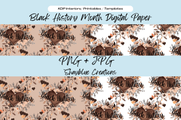 Download Black History Month Digital Paper - Black history month Collection