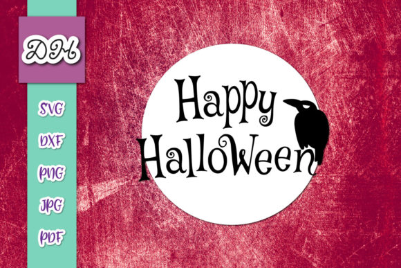 Download Happy Halloween Raven Moon Print and Cut - Moon print Collection