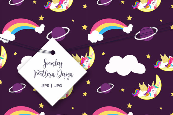 Download Unicorn Digital Paper Graphic - Unicorn digital paper Collection