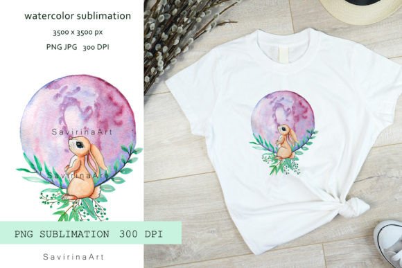Download Sublimation Animals Gute Rabbit Print. - Premium Resources