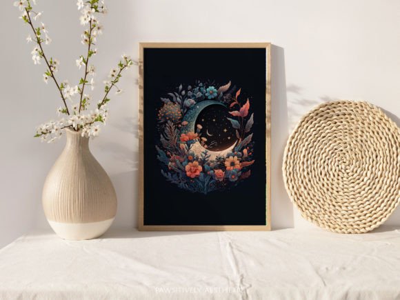 Download Boho Moon Printable Wall Art - Moon print Collection