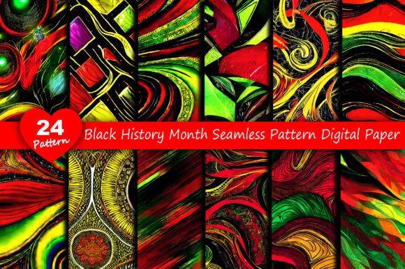 Download Black History Month Digital Paper Bundle - Black history month Collection