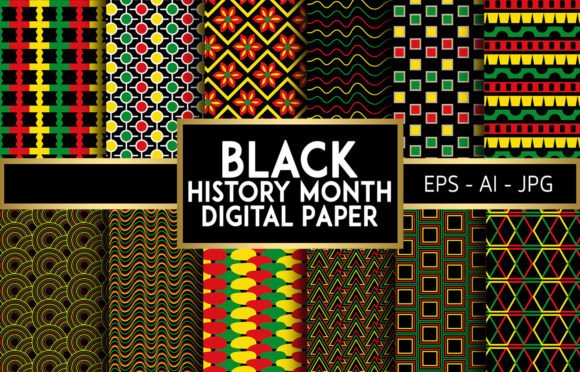Download Black History Month Digital Paper - Black history month Collection