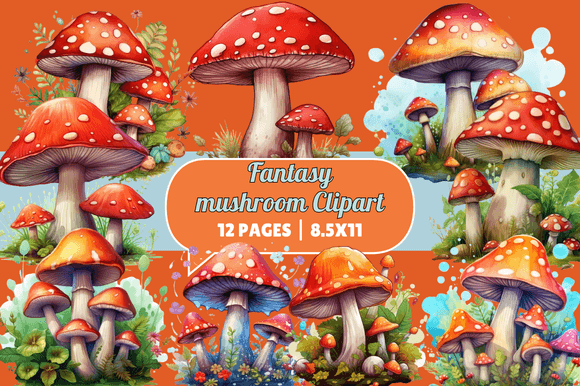 Download Fantasy Mushroom Clipart - Premium Resources