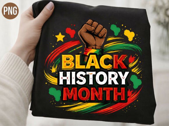 Download Fist Black History Month PNG T-shirt - Black history month Collection